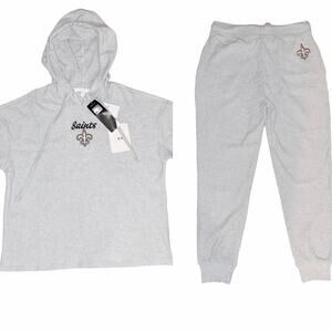 Women’s New Orleans Saints 2-Piece Lounge Set – Size Medium- NEW